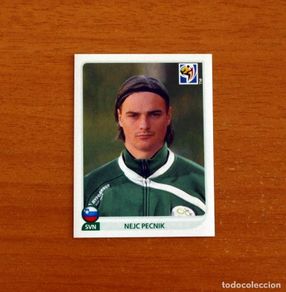 Football Stickers: Eslovenia -Nº 253 Nejc Pecnik -Mundial South Africa 2010 FIFA World Cup-Panini -Nunca Pegado